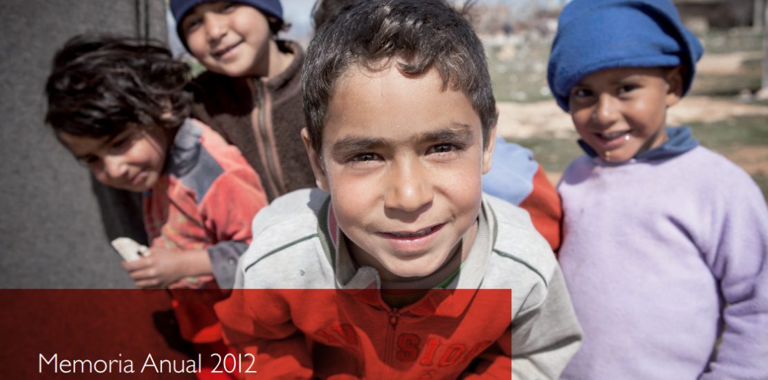 iMAGEN DE LA MEMORIA 2012 DE SAVE THE CHILDREN